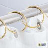 Кольца для штор Rings Gold 12 шт. фото 1