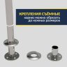 Карниз для ванны 1 MarKa Grand Luxe 155х155 Усиленный 25 мм MrKARNIZ фото 4